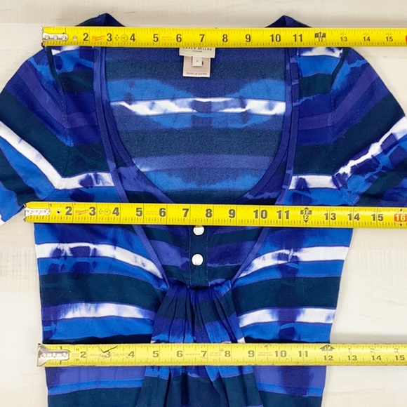 Karen Millen Drape Front Knit Bodycon Tie Dye - Picture 11 of 14